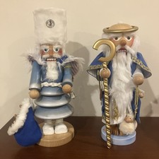 Lot Of 2 Steinbach Nutcrackers St. Peter & Grandfather Frost picture