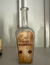 Antique 1895–1906 Tono Sumbul Cordial Bottle Wm R Warner & Co Original Label picture