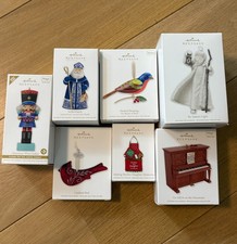 Set of 7 Hallmark Keepsake Ornaments from 2012 picture