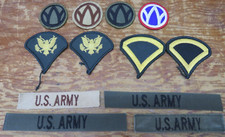 Lot of 12 Vintage Army Patches. Good Condition. picture