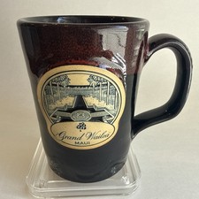 GRAND WAILEA MAUI Deneen Pottery Hand Thrown Stoneware Coffee Mug Hawaii picture