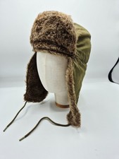 US WWII RARE 1st TYPE M1943 CAP PILE FIELD WINTER OD DATED 1943  picture