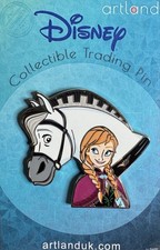 Artland UK Frozen Anna with Horse Kjekk Jumbo Pin LE 300 SOLD OUT picture