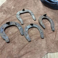 Antique Old Rusty Metal Horseshoes Old picture