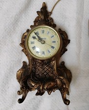 Antique Marianne Brandt Brass Mantel Clock Made in Germany, 1930's Exquisite  picture