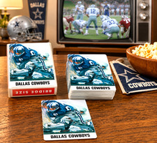 Vintage 1966 Dallas Cowboys Stancraft Playing Cards Deck Retro NFL Football picture