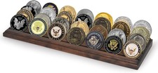 12X4 Challenge Coin Display - Black picture