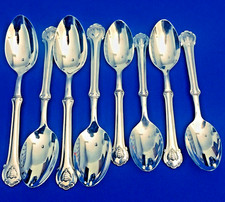 Wallace Silver Napoleon Bee  4 Teaspoons 4 Oval Soup Spoon Mint Condition picture