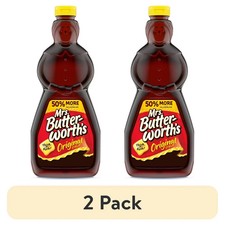 (2 pack) Mrs. Butterworth's Original Thick and Rich Pancake Syrup, 36 fl. oz. picture