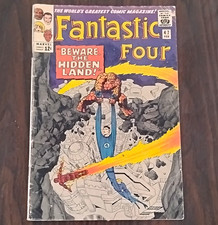 Silver Age Marvel Fantastic Four #47 Feb 1966 1st Maximus Inhumans APR VG 4.0 picture