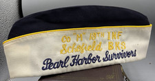 Vintage Pearl harbor Survivors Association Hat WWII picture