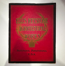 Vintage c. 1920s Ellis Keystone Agricultural Works Catalog - Pottstown, PA picture
