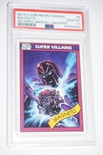 2015 Fleer Retro Marvel Magneto #6 90 Impel Marvel Universe PSA 10 picture