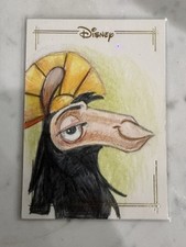 2025 Topps Chrome Disney Emperor’s New Groove Kuzco Sketch Andy Hanks 1/1 Auto picture