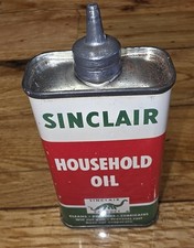 Vintage 1950's Sinclair Household Oil Tin / Oiler picture