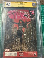 Silk 1 CGC 9.4. And Second Print 9.6 Cgc Signature Series. David Johnson picture