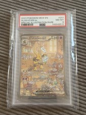 Pokemon TCG PSA 8 ALAKAZAM ex 201/165 151 - 2023 ITALIANO ITA picture