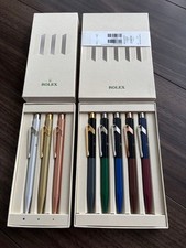 Rare 2024 Rolex Caran d'Ache Pen Set of 8 GMT Master II Gold VIP Novelty Gift picture