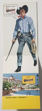 Best Western Motels Early Advertising Fold-Out Cowboy Western Vintage Postcard picture