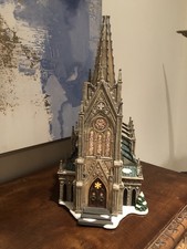 Department 56 Christmas in the City Cathedral of St. Nicholas xmas decor READ picture