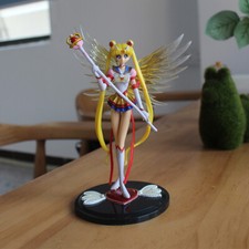 Sailor Moon Tsukino Usagi Anime Action Figure Doll Cake Topper Home & Car Decor picture
