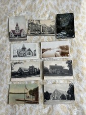 Vintage Lot Of 9 Massachusetts Postcards Unused picture