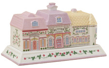 Lenox Spice Victorian Village Porcelain Covered Butter Dish 2nd Edition NIB picture