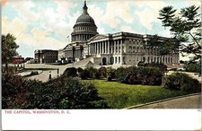 United States Capitol Building Streetview Washington DC Government UDB Postcard picture