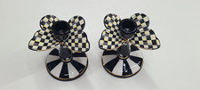 Mackenzie Chields Courtly Check Tall Butterfly Candlesticks Set Of 2 picture
