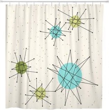 ArtSocket Shower Curtain Mid Iconic Atomic 72