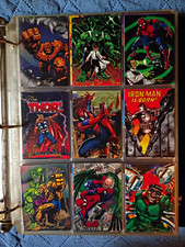 1994 Flair Marvel Base Set,Plus Multiple Inserts,Binder Included,Lot Pics picture
