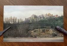 Vintage 1947 Smith Rock State Park Oregon Hand Tinted Landscape 6 x 10 Photo picture