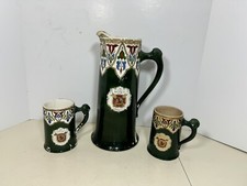 Antique The Leisy Brewing Co. 2 Tankard Mugs And Pitcher Haynes (b80) picture