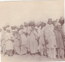 Lejari Tribe Nawab Coronation Balochi Men British India 1897 VTG Photo picture