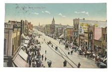 8th, Eighth Street View East ~ Holland Michigan MI ~ Antique 1900s Postcard picture