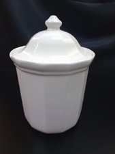 Vtg Pfaltzgraff Heritage White Canister With Lid USA picture
