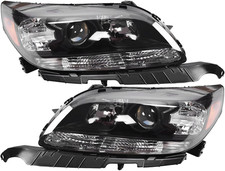 a Pair Headlight Assembly Halogen Driver Left and Passenger Right Side Front Hea picture