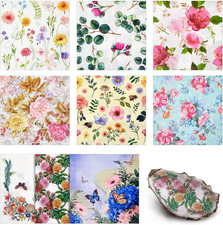 36 Pack 9 Styles Decoupage Napkins Rural Floral Napkins picture