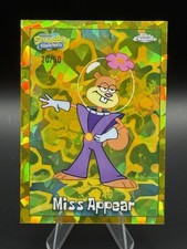 2025 Topps Chrome Sapphire SpongeBob #138 Miss Appear Gold /50 picture