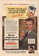 1951 Camel Cigarettes: Dick Powell Vintage Print Ad picture