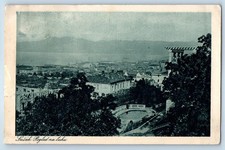 Primorje-Gorski Kotar Croatia Postcard Sušak View of the Port c1930's Vintage picture