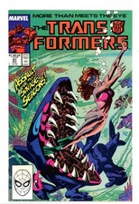 Transformers #47 Marvel 1988 VF/NM 1st Seacons Raindance Grandslam G1 Comic picture