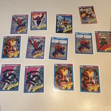 Marvel 1990 Impel Trading Cards Incomplete Set Of Over 150 Cards Nm picture