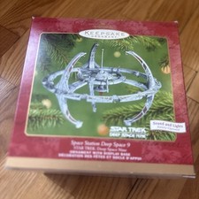 2001 Hallmark Star Trek Space Station Deep Space 9 Ornament Light & Sound NEW picture