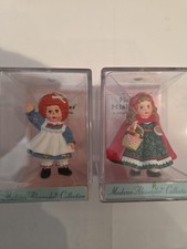 Lot Of 2-Hallmark Miniatures -Madame Alexander -Mop Top Wendy & Little Red Hood picture