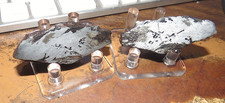 BEAUTIFUL 180 GM.  ETCHED CANYON DIABLO METEORITE PAIR ARIZONA 102 & 78 gm picture