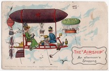 Antique Airship Series Postcard 