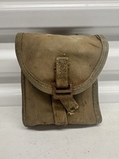 WWII US M2 Jungle First Aid Kit Canvas Pouch w/ Assorted Contents Snake Bite Tin picture
