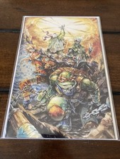 TMNT x Naruto #1 NM Tony May Virgin Foil Limited 500 picture