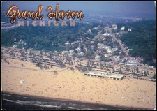 Raymond J. Malace Grand Haven, Michigan MI State Park Beach Shoreline Vintage picture